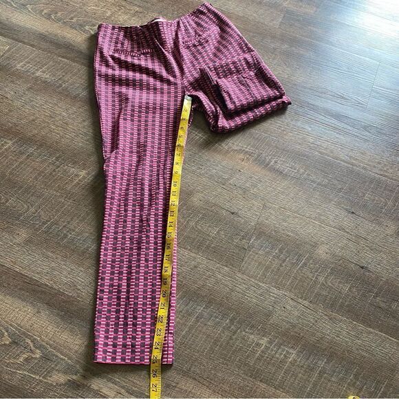 Anthropologie High Rise Pants Essential Slim Pant 8 Stretch Stripes - Picture 12 of 14